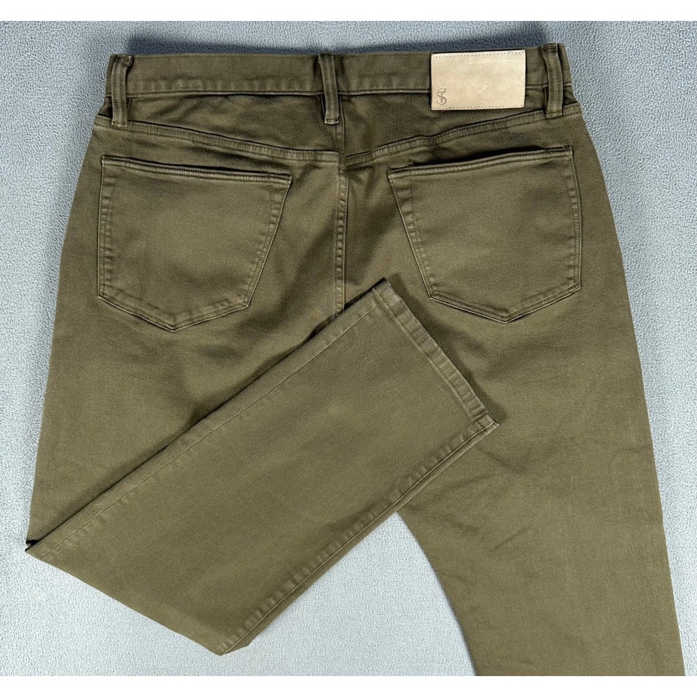 Todd Snyder Pants Mens 31x30 Green Slim Stretch 5 Pocket Twill Chino Minimalist